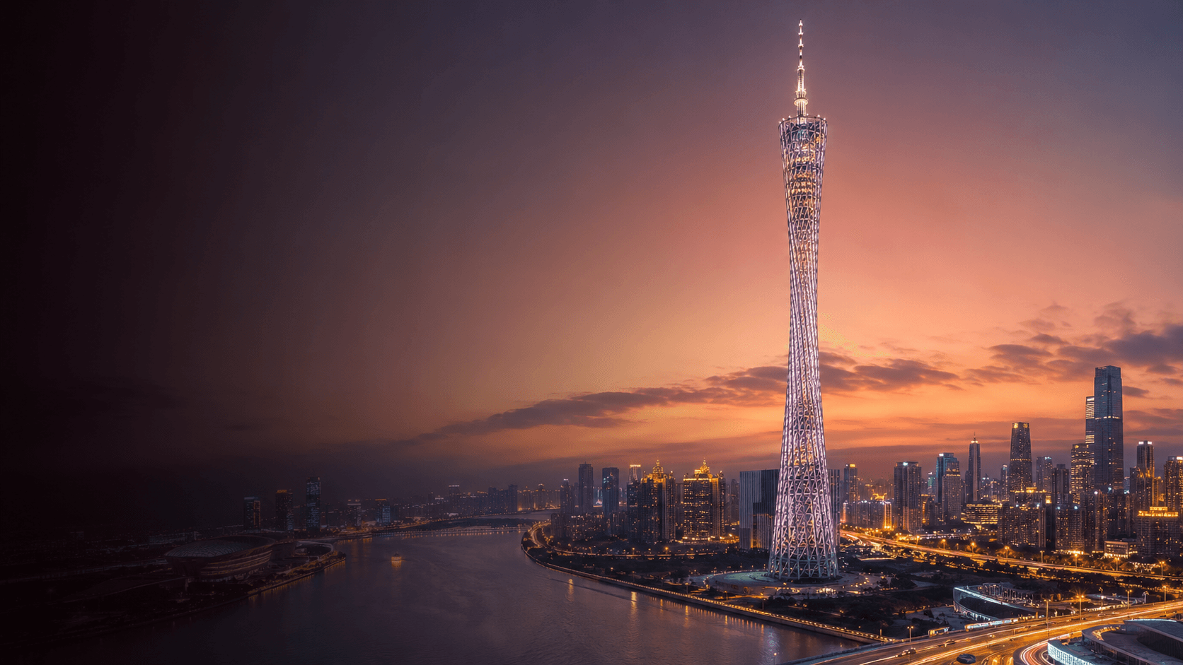 Torre de Cantón, Guangzhou, China
